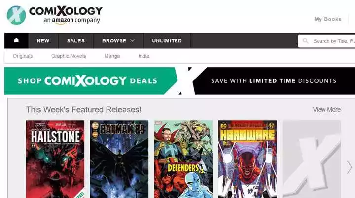 Comixology is an Alternative of Mangaowl