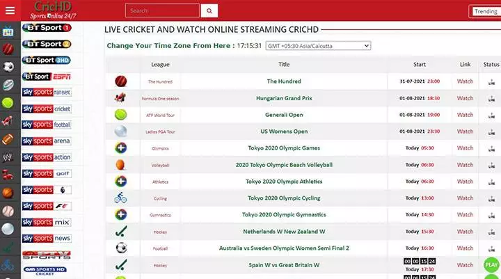 CricHD - Alternative to Stream2Watch